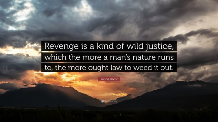 Bacon francis revenge justice kind wild which runs nature man quote weed ought law quotefancy quotes