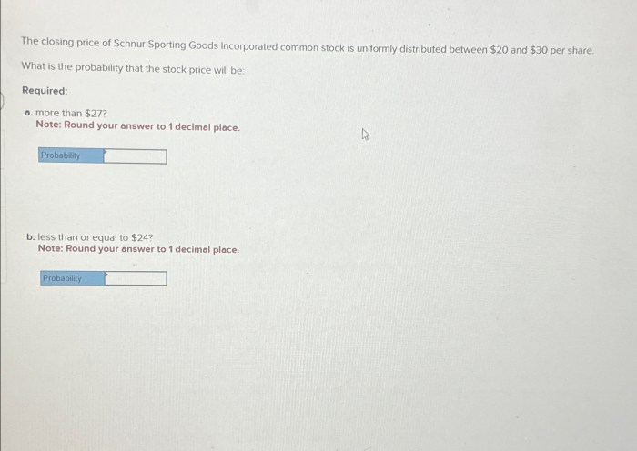 Schnur distributed uniformly chegg probability decimal