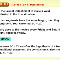 Law of syllogism and detachment worksheet with answers