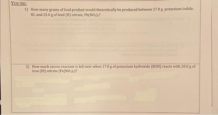 How many grams of lead product would theoretically be produced